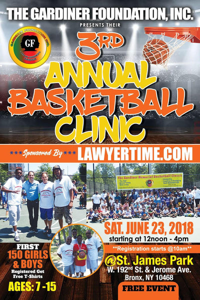 Gardiner Foundation & GLK Present The Third Annual Gardiner Memorial Basketball Clinic